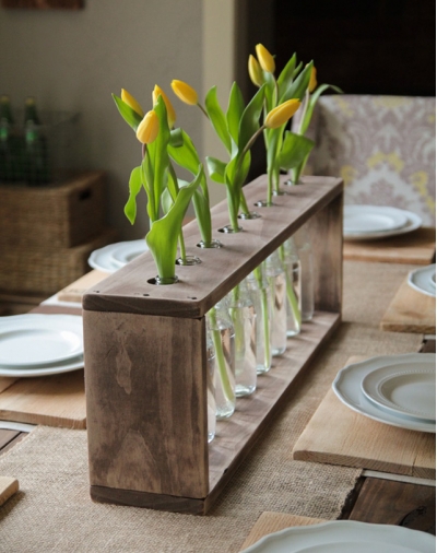 Biến tấu lọ thủy tinh thành đồ trang trí đẹp và độc đáo